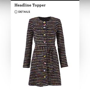 Cabi Headline Topper, Size 12, excellent condition.